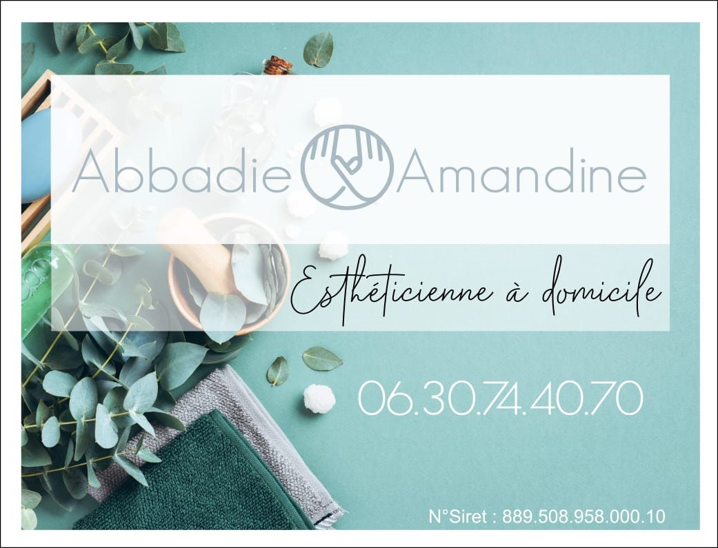 Logo AMANDINE ABADIE - ESTHETIQUE A DOMICILE