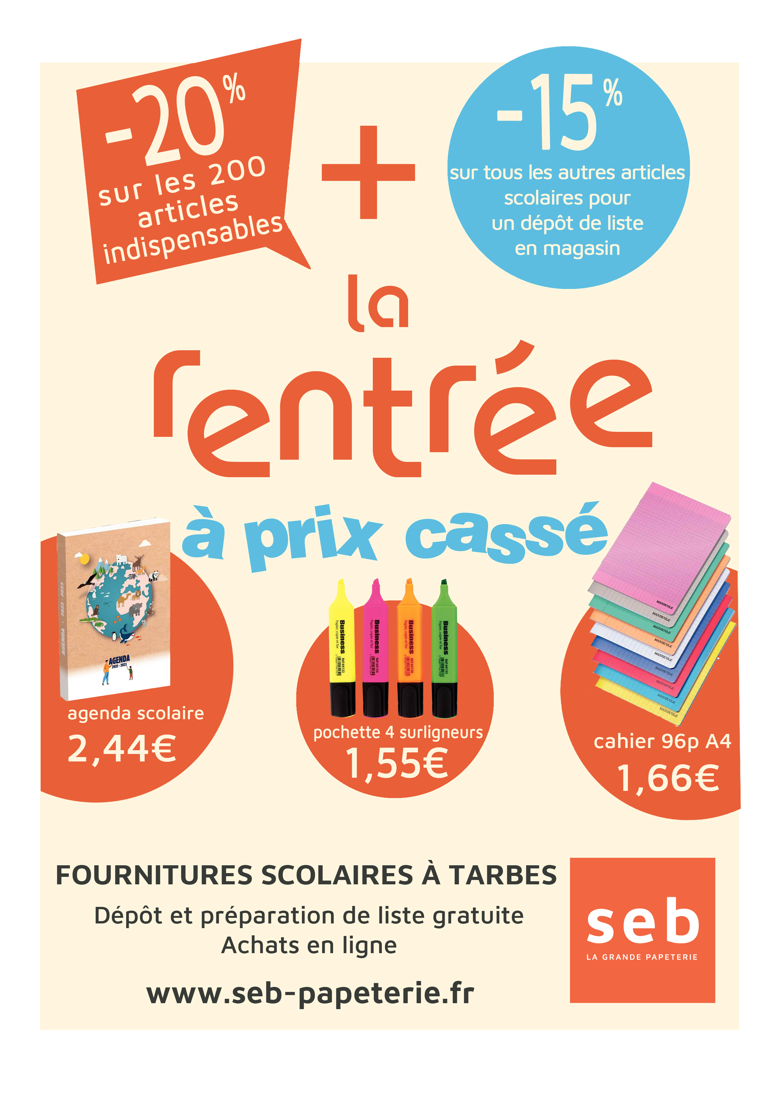 Logo Papéterie SEB